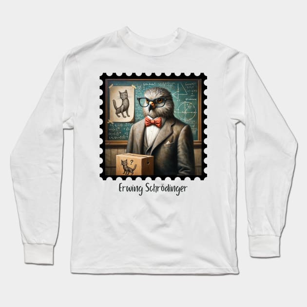 Erwing Schrödinger Long Sleeve T-Shirt by EarthisticWear